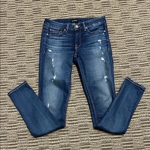 Strom women’s Dark blue denim Skinny Jeans size 27 inseam 31